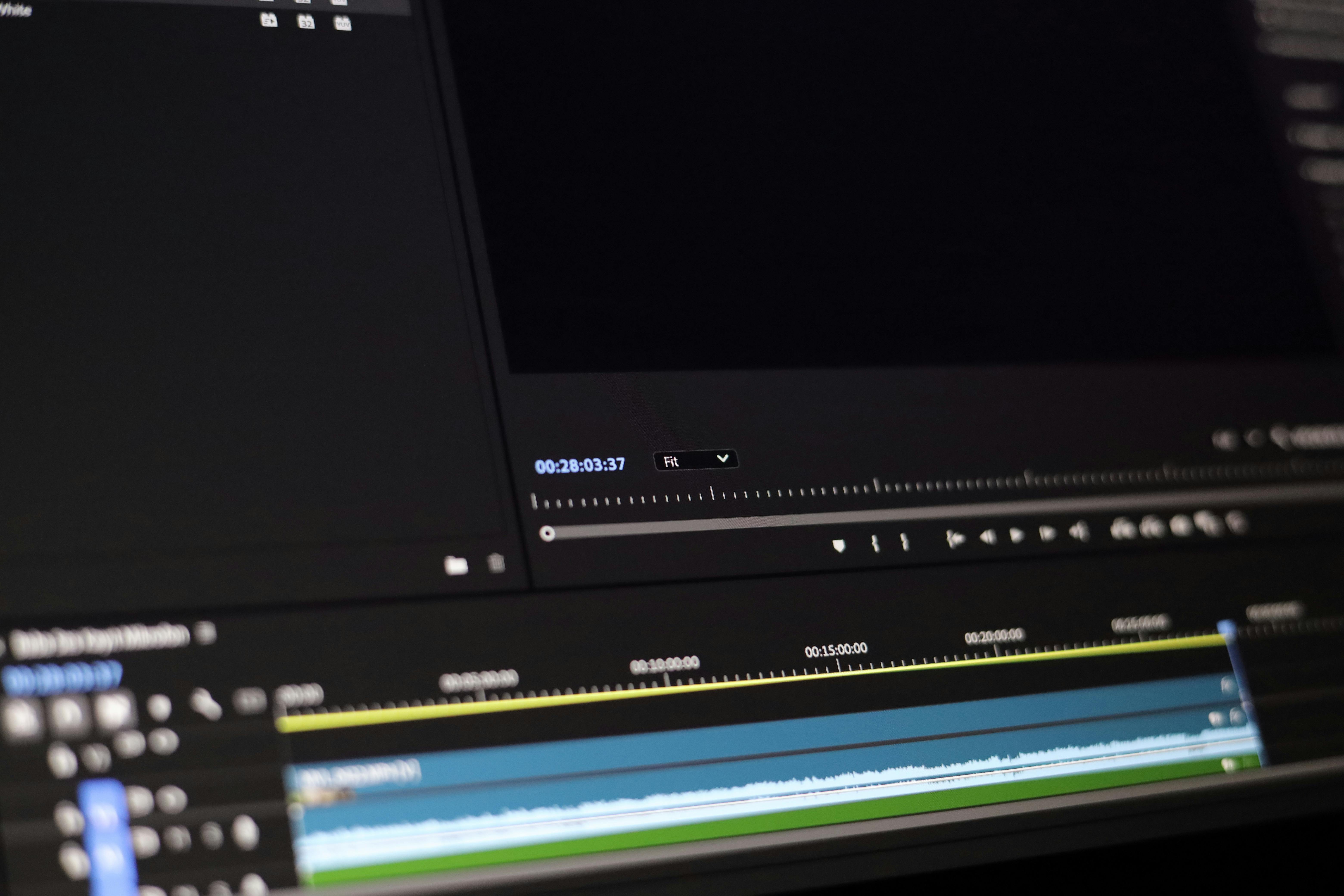 Post-production editing suite at a corporate video production Singapore studio